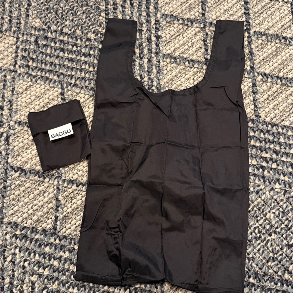 BAGGU Baby Black Foldable Tote